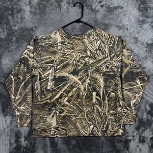 Game Winner Long Sleeve Shirt Mens Small Camo Realtree Max-5 Hunting Top